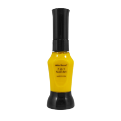 2 in 1 Nail Art Yellow