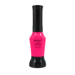 2 in 1 Nail Art Hot Pink