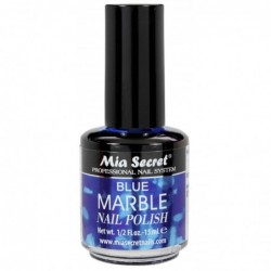 Marble Nail Polish Blue