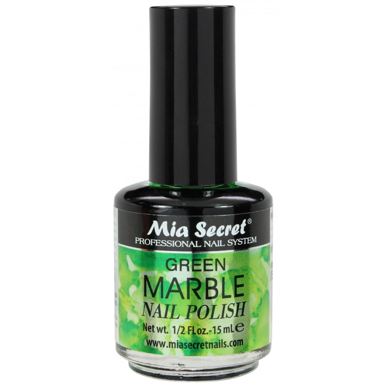 Marble Nail Polish Green