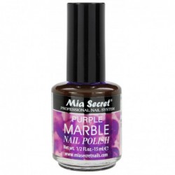 Marble Nail Polish Purple