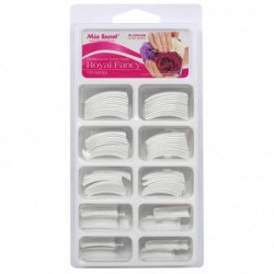 ROYAL FANCY 100 Nail Tips in PVC Blister Case Ultra White