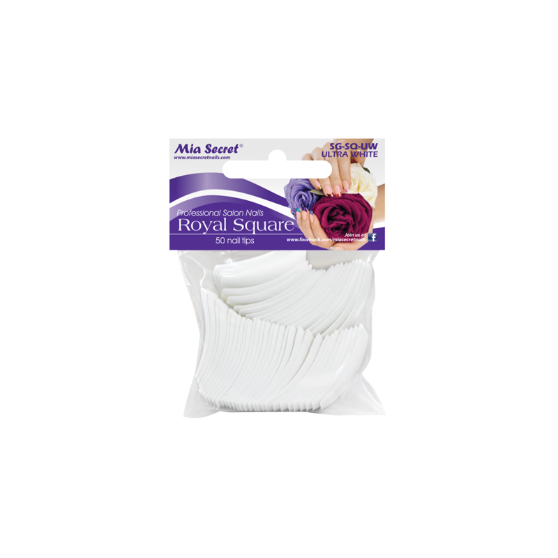 ROYAL SQUARE 50 Tips Refill Bag Ultra White