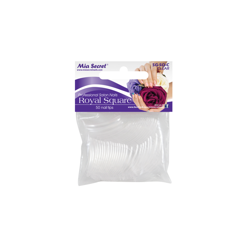 ROYAL SQUARE 50 Tips Refill Bag Clear