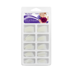 ROYAL SQUARE 100 Nail Tips in PVC Blister Case Natural