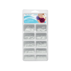 CLASSIC 100 Nail Tips in PVC Blister Case Ultra White