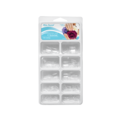 CLASSIC 100 Nail Tips in PVC Blister Case Clear