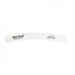 FORTE WHITE Curve Nail File 100/100 Pink Center