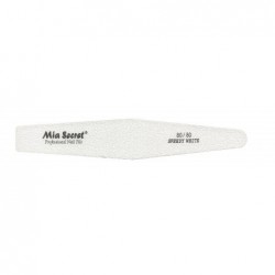 FORTE WHITE Diamond Nail File 80/80 Black Center