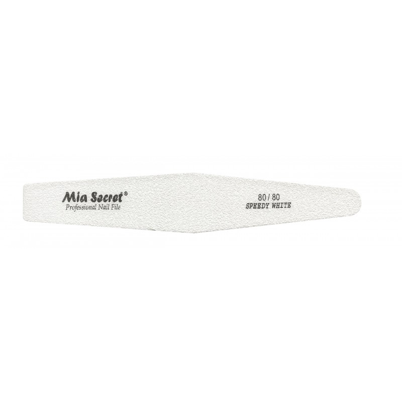 FORTE WHITE Diamond Nail File 80/80 Black Center