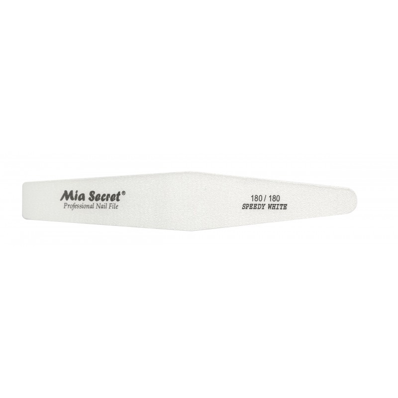 FORTE WHITE Diamond Nail File 180/180 Blue Center