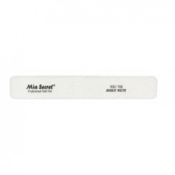 FORTE WHITE Jumbo Nail File 100/100 Pink Center