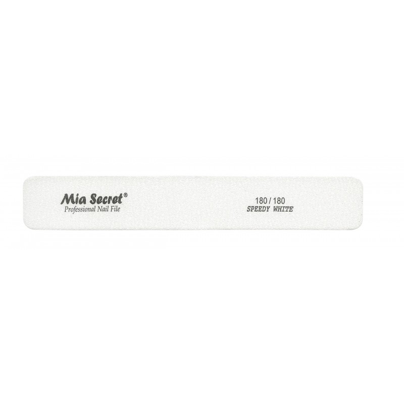 FORTE WHITE Jumbo Nail File 180/180 Blue Center