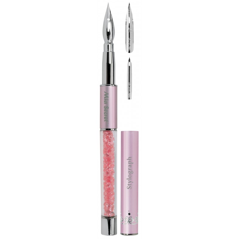 Replaceable Stylograph Nib Pen Pink